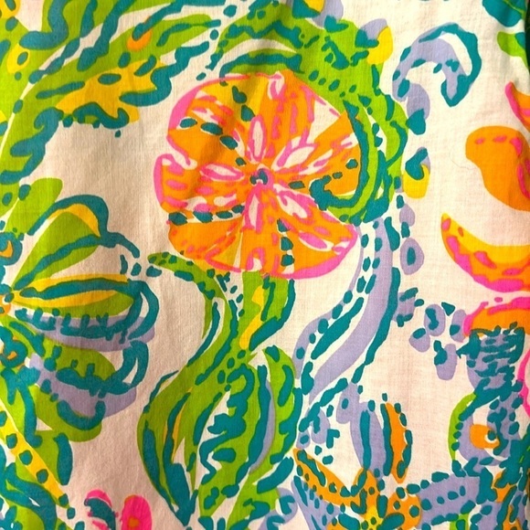 Lilly Pulitzer Amelia Island Tunic Top Casa Marina Print Preppy Resort Sz Small - Picture 7 of 11